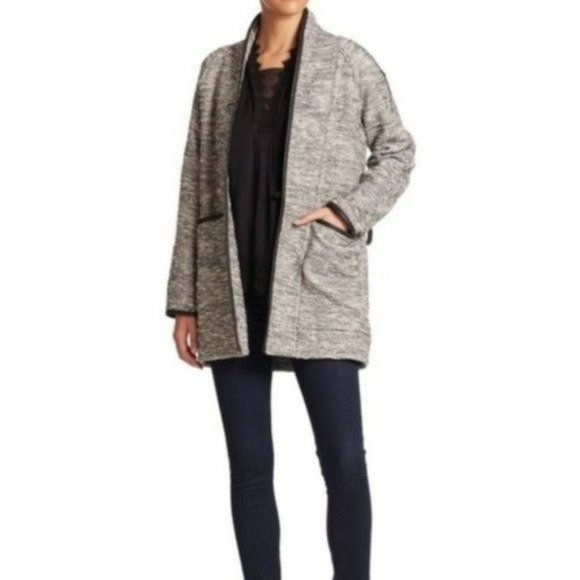 Rebecca Taylor Sweaters - 02 Rebecca Taylor tweed wrap coat open front cardigan